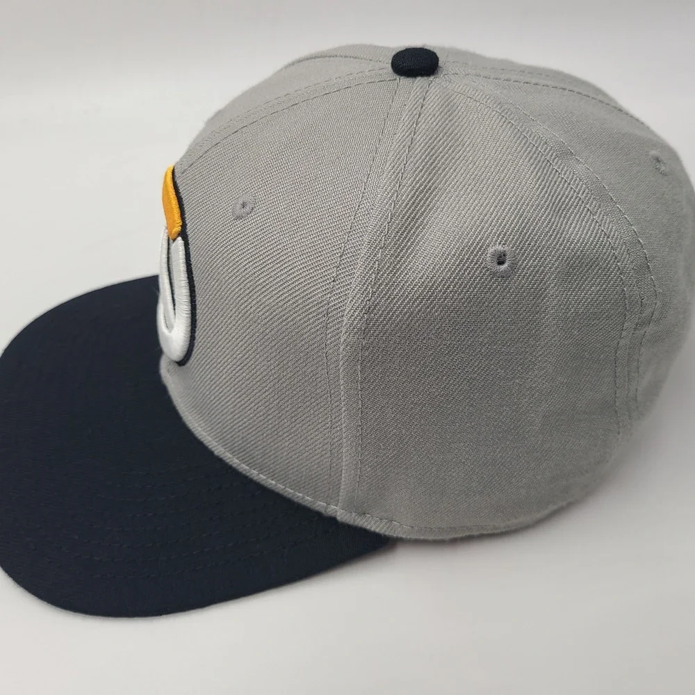 Overwatch Hat Snapback Blizzard Entertainment Gray Black Video Game Wool Blend
